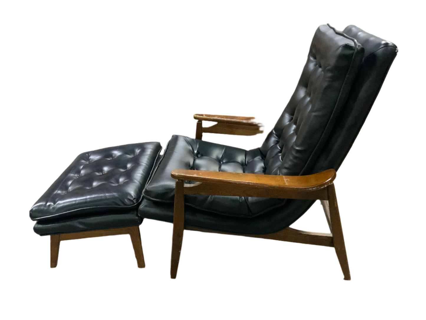 MCM Mid Century Modern MILO BAUGHMAN Scoop Chair w/Ottoman