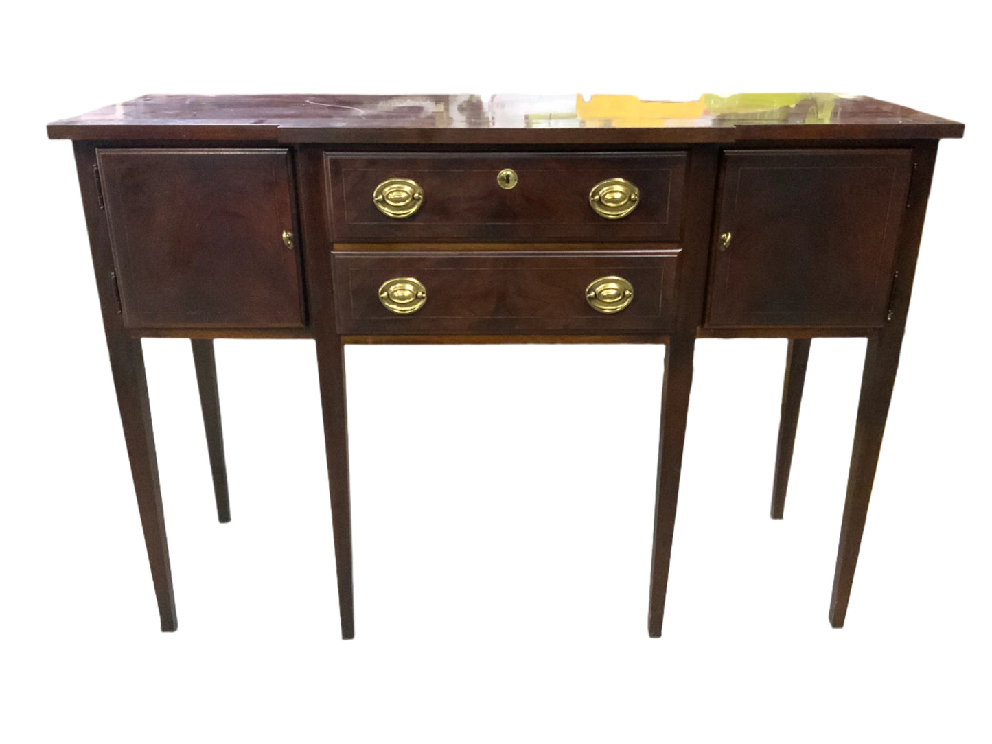 Vintage Mahogany Two Drawer Two Door Buffet