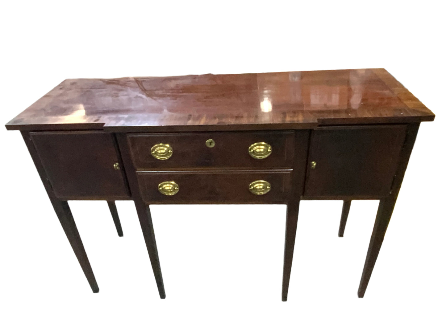 Vintage Mahogany Two Drawer Two Door Buffet