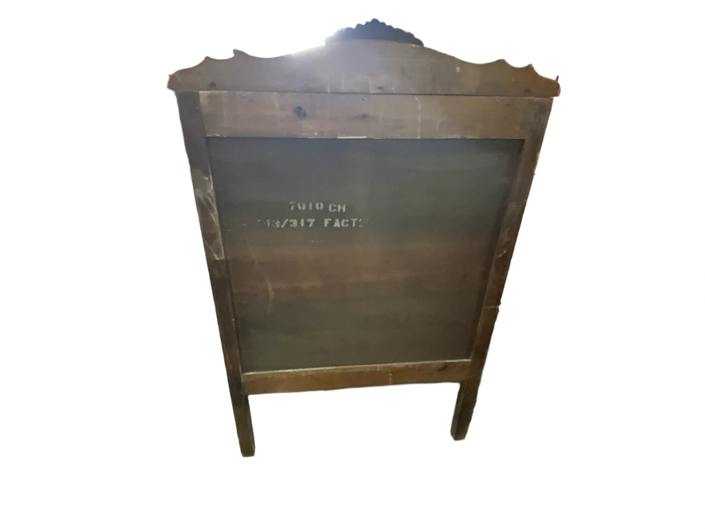 Vintage Walnut Children’s Four Drawer Depression Chest of Drawers
