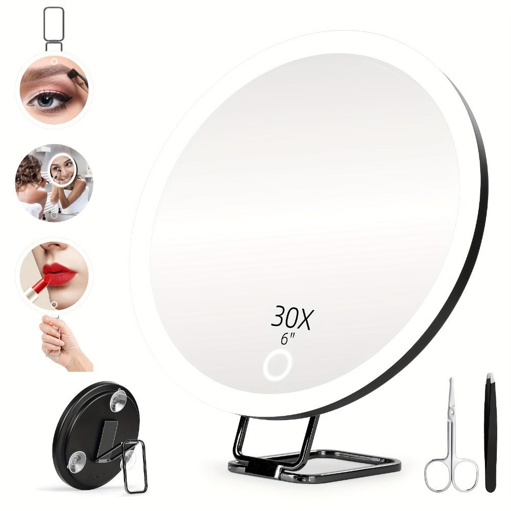 NEW Charging Led Fill Light With Light Bracket Rotating Makeup Mirror