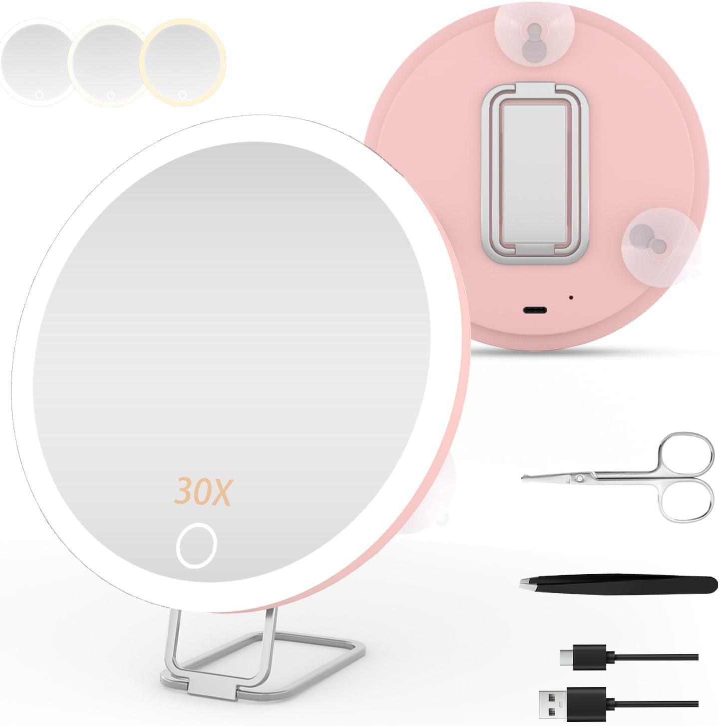 NEW Charging Led Fill Light With Light Bracket Rotating Makeup Mirror