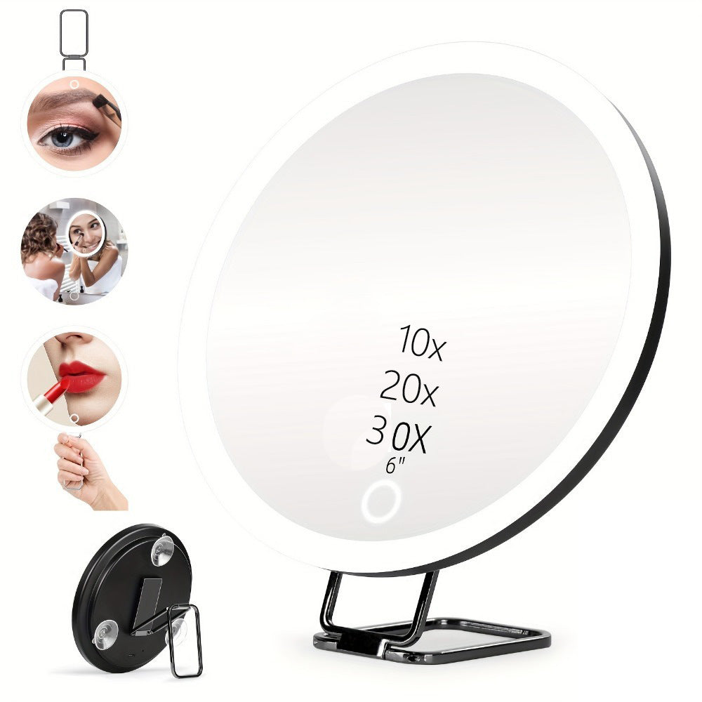 NEW Charging Led Fill Light With Light Bracket Rotating Makeup Mirror