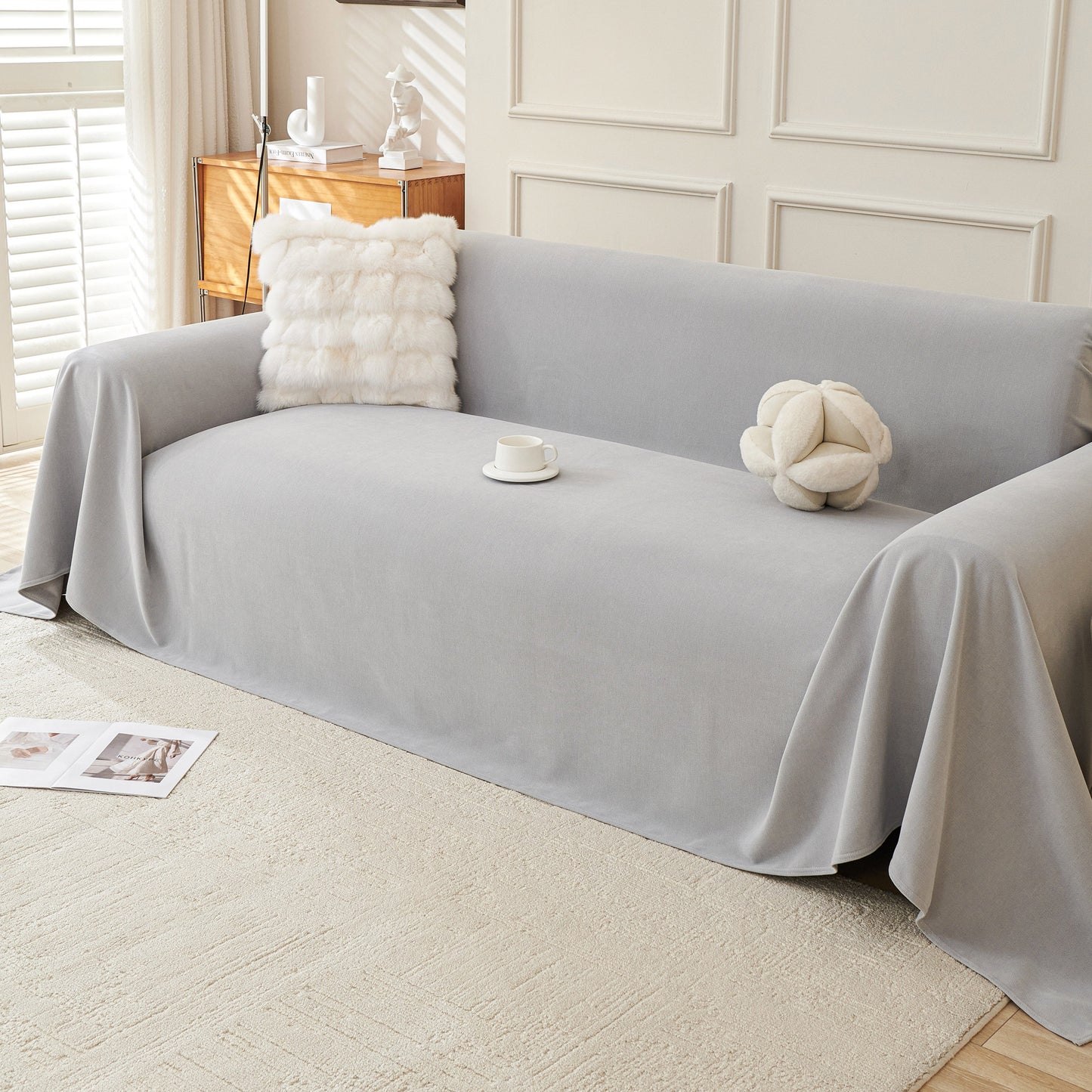 NEW Waterproof Scratch Proof Sofa Protector Throw Blanket, Couch Cover for Pets & Kids