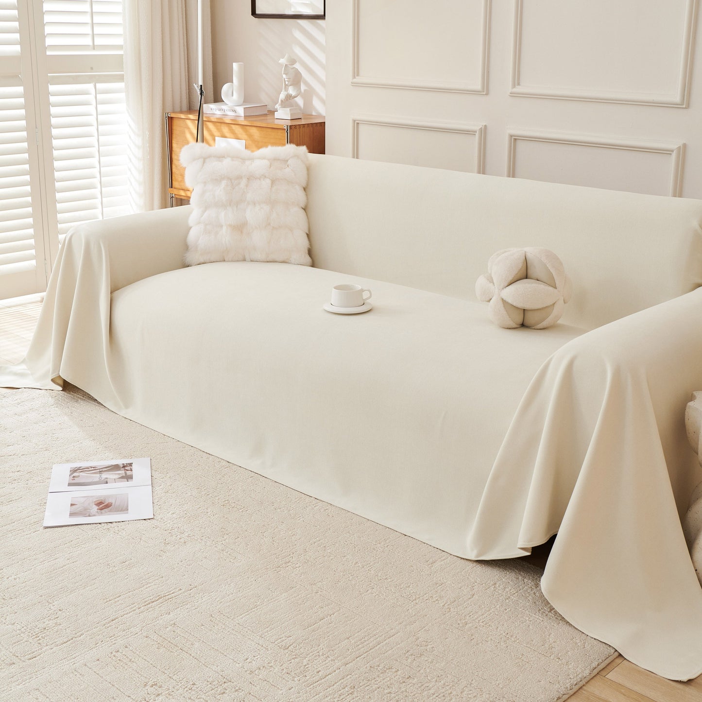 NEW Waterproof Scratch Proof Sofa Protector Throw Blanket, Couch Cover for Pets & Kids