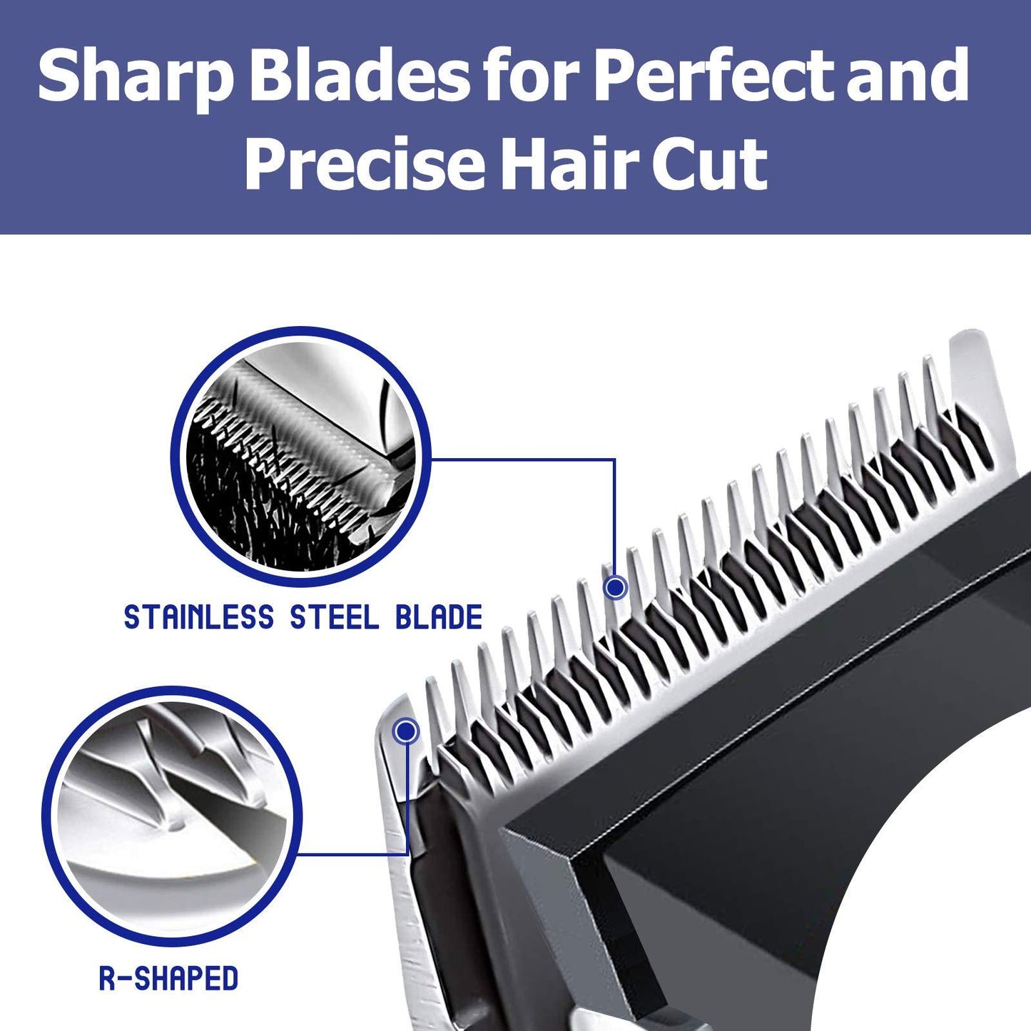 NEW Professional Hair Clippers, Corded Hair Clippers for Men Kids Strong Motor Barber Salon Complete Hair Beard Clipping and Trimming Kit