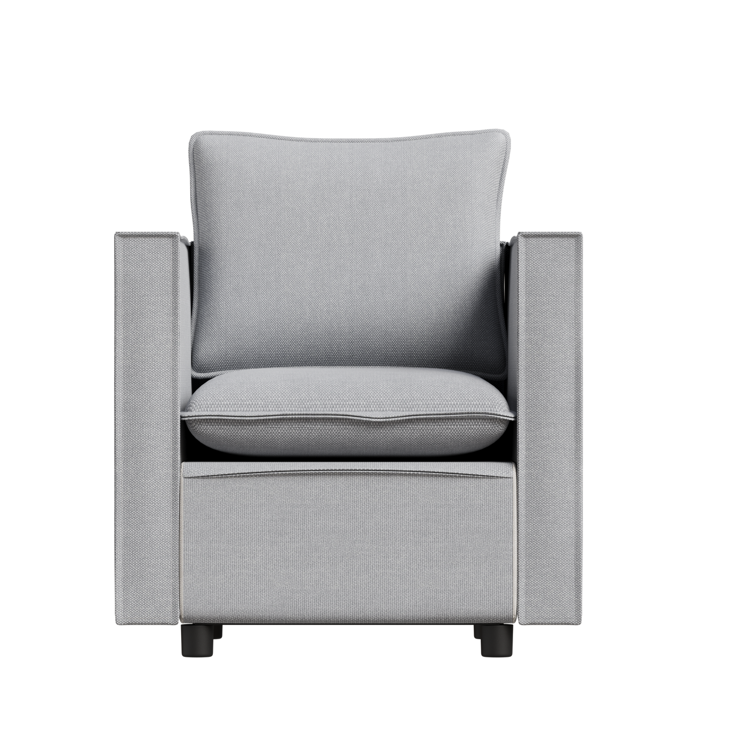 NEW Decorative Breathable Seat Cushion Comfortable Gray Single Cushion Armchair Sofa Chair