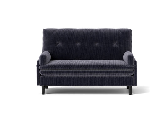 NEW Grey Velvet Loveseat Sofa Bed Lounge Couch