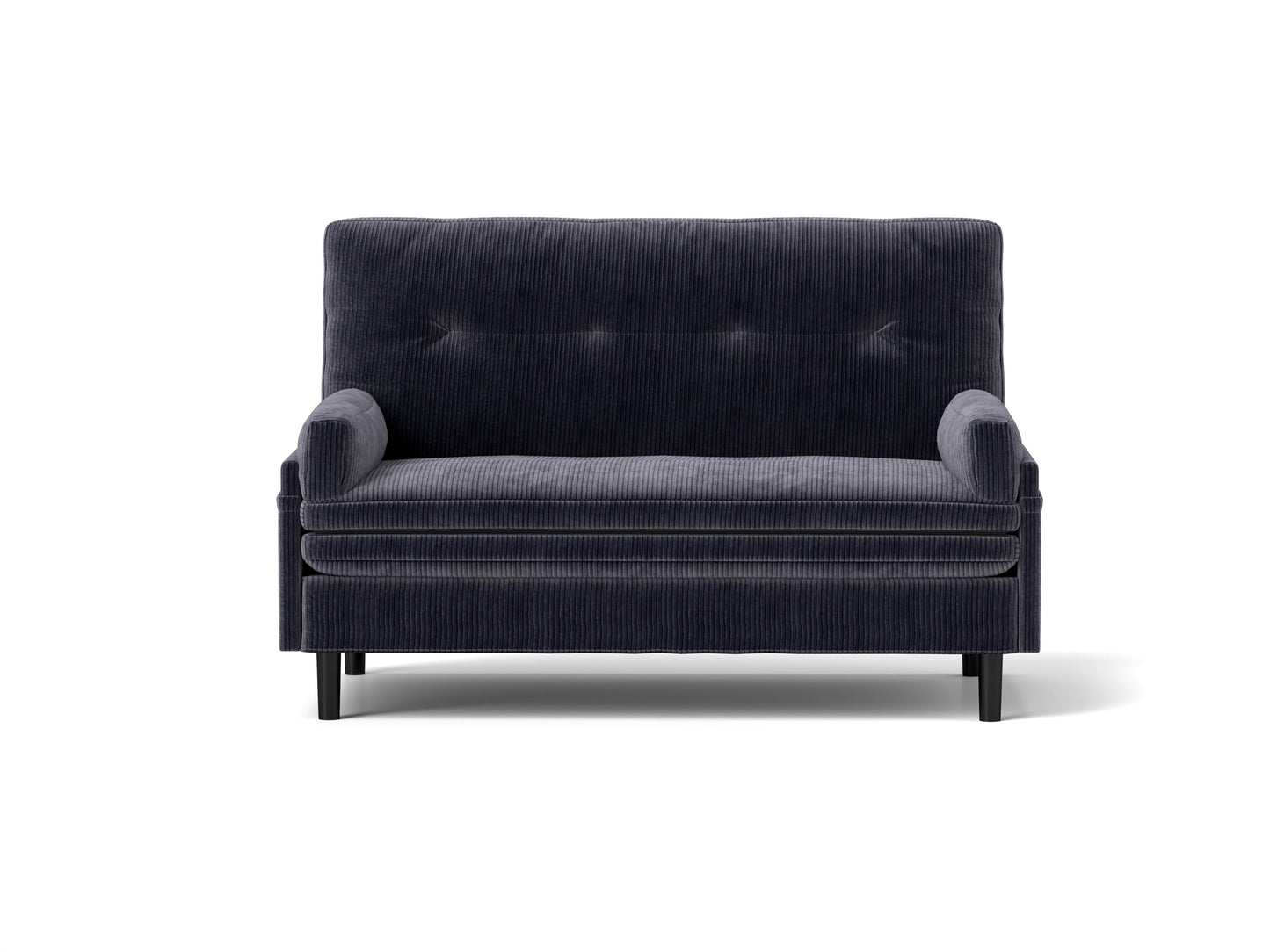 NEW Grey Velvet Loveseat Sofa Bed Lounge Couch