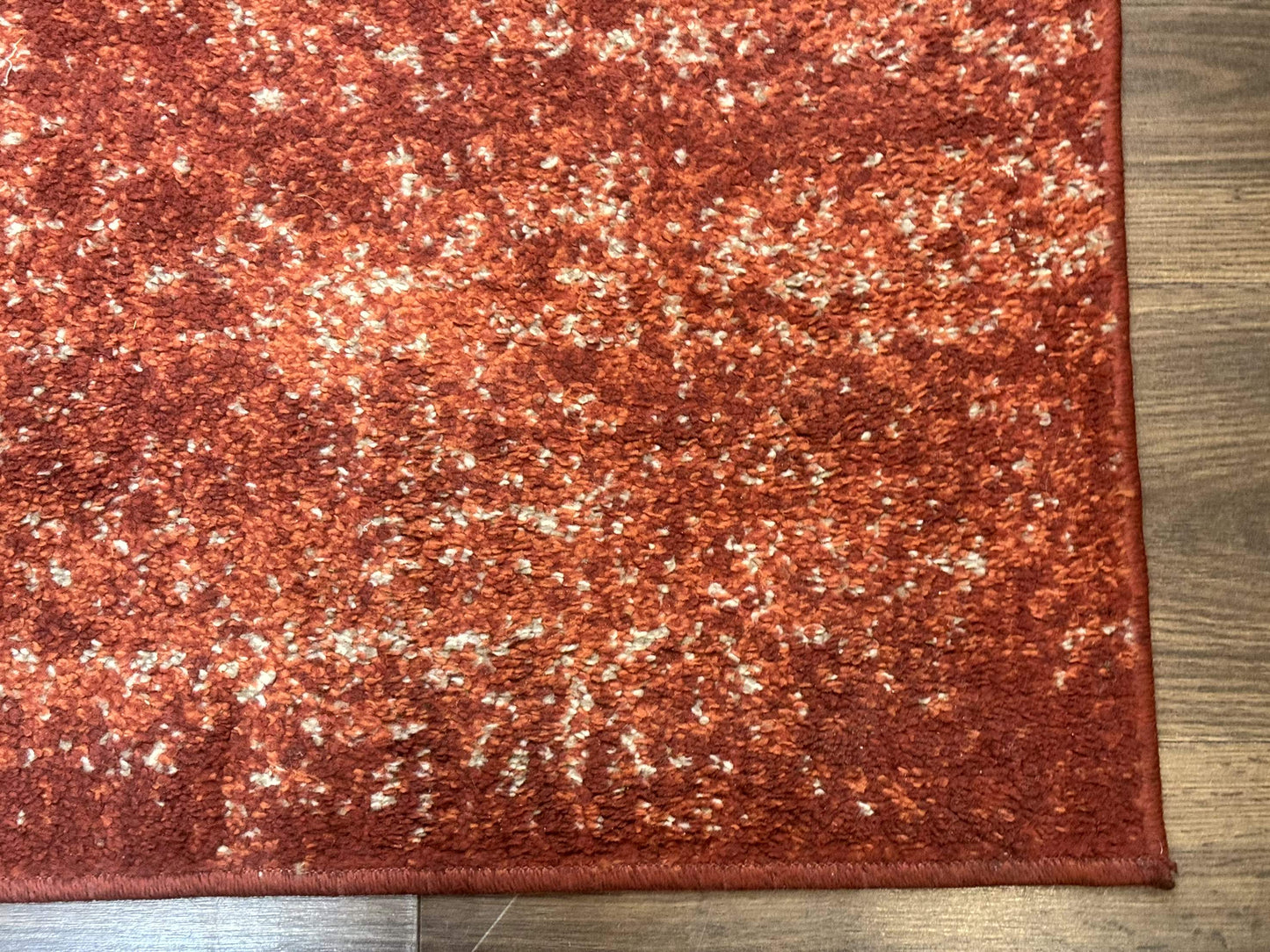 USED Terracotta Area Rug 4x6