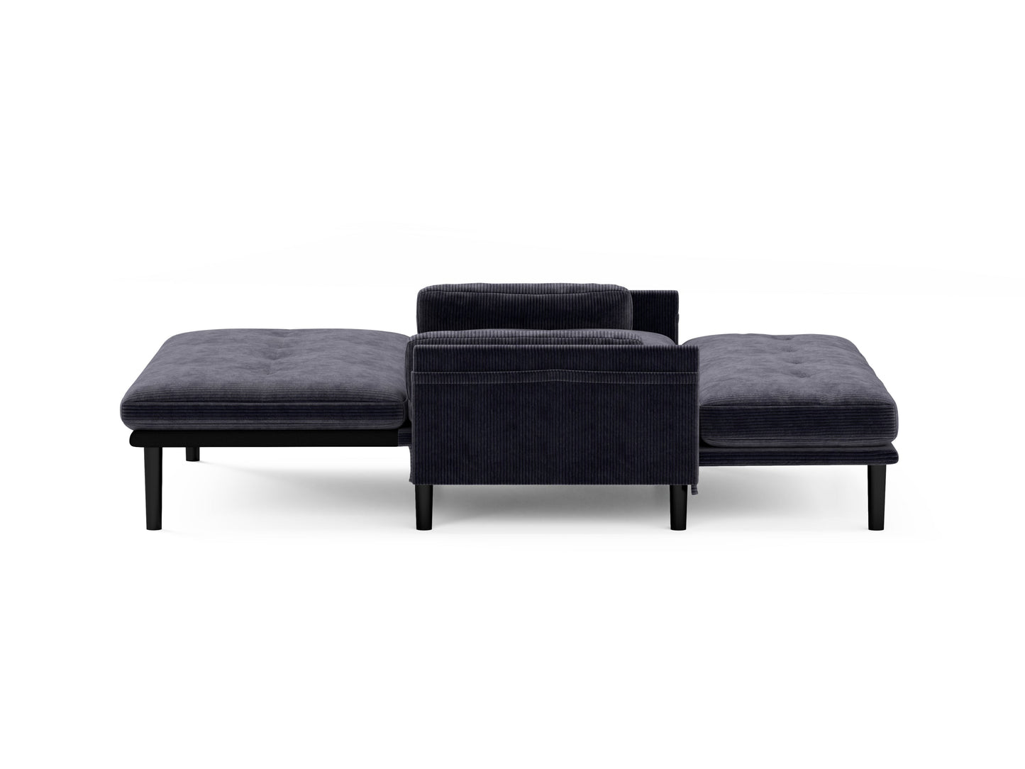 NEW Grey Velvet Loveseat Sofa Bed Lounge Couch