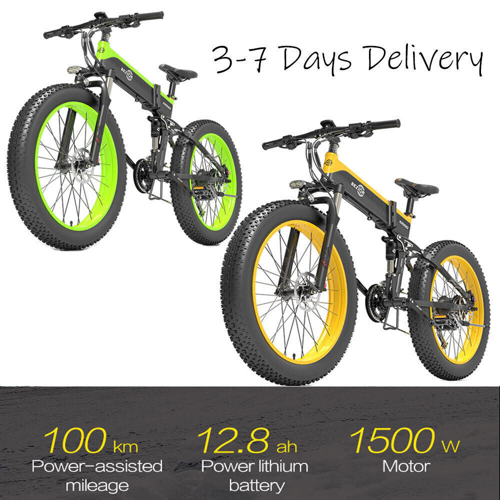 NEW Bezior X1500 E-Bike Aluminum Alloy 48v 1500W Electric Bike Bicycle