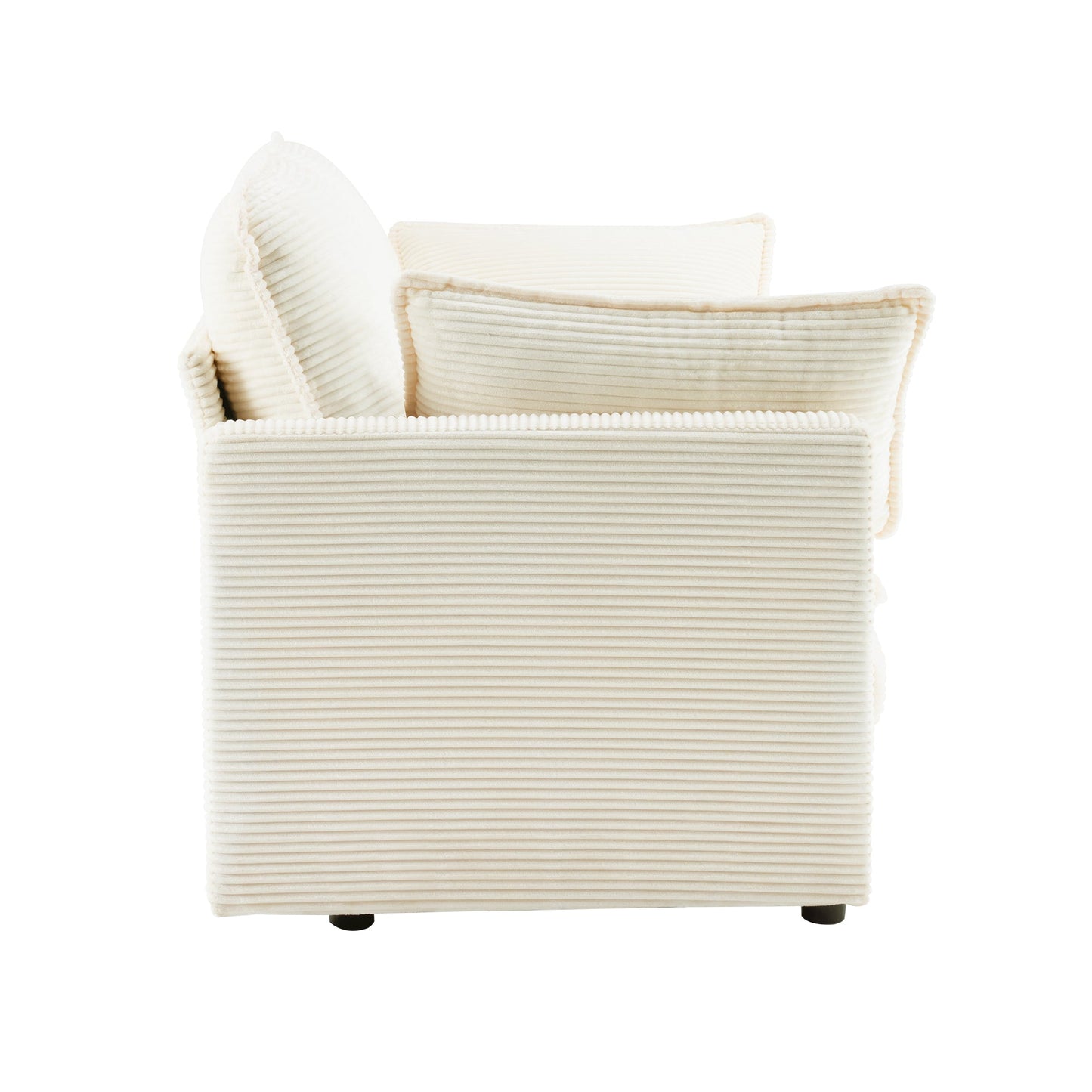 NEW 69' PLUSH Cloud Loveseat Modular 2-Seater Sectional Sofa