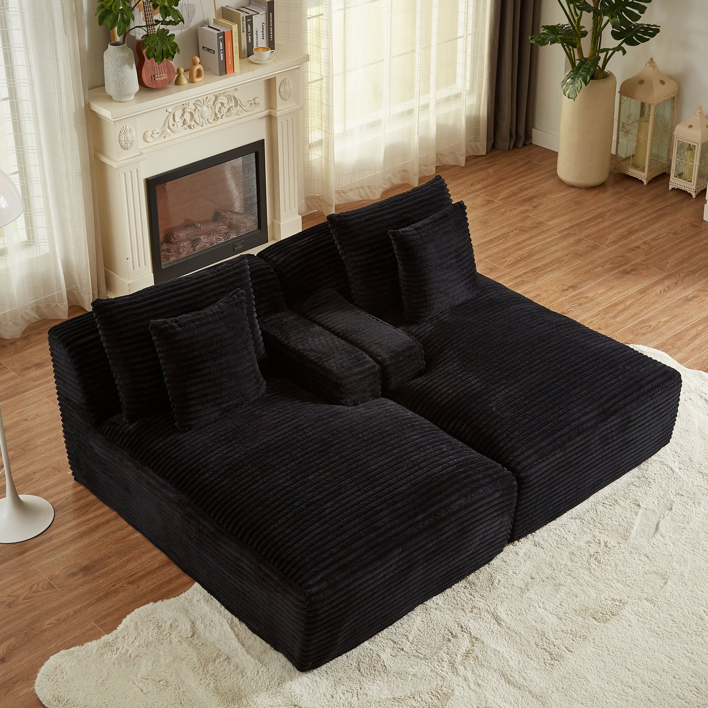 NEW Compressible double chaise lounge