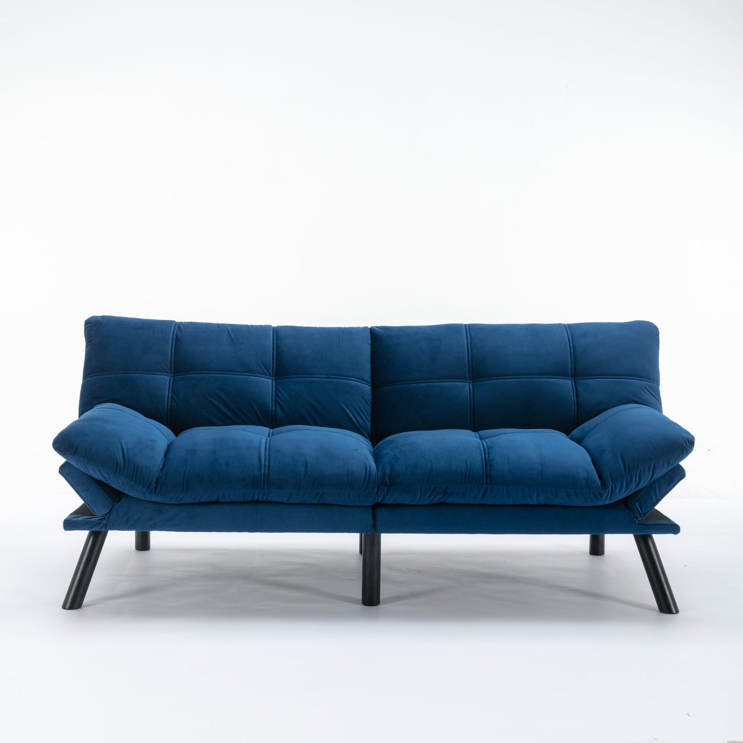 NEW Navy Blue Convertible Folding Modern Sofa Bed