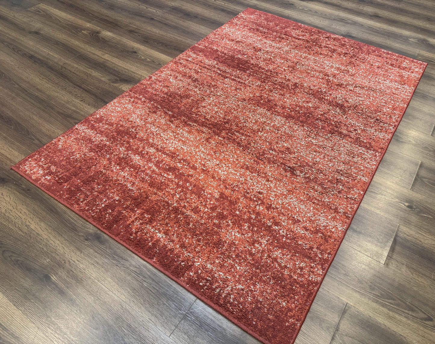 USED Terracotta Area Rug 4x6