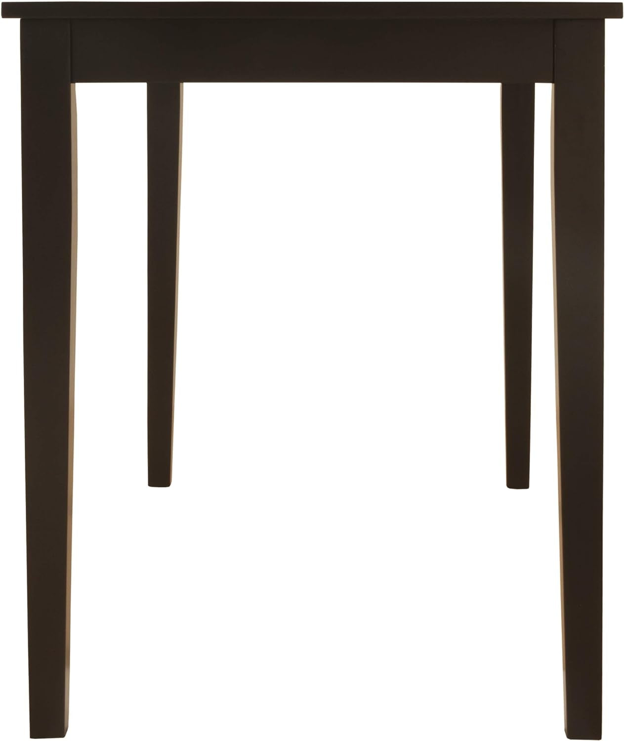 NEW Kimonte Black Dining Room Table Rectangular Contemporary