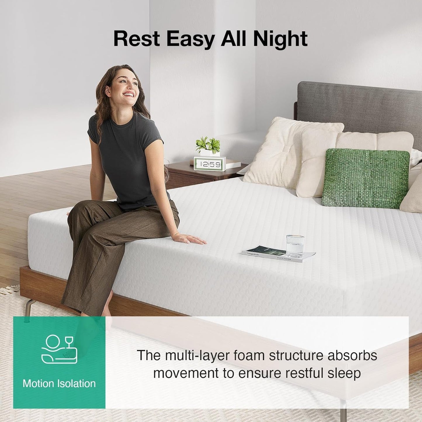 NEW Queen Memory Foam Mattress 12 Inch Cooling Solutions