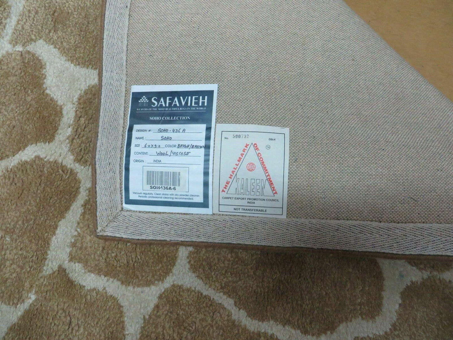USED 6x9 Safavieh Rug