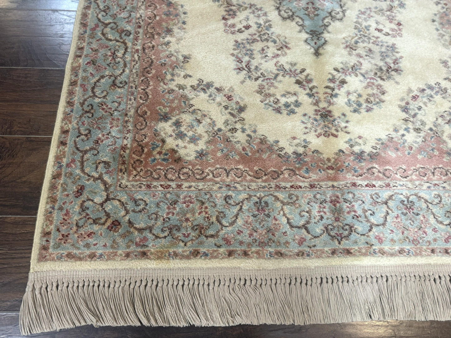 USED Karastan Rug 4x6, Pastel Ivory Kirman Rug #784, Wool Karastan Carpet, Original 700 Series, Vintage Karastan Area Rug, Discontinued