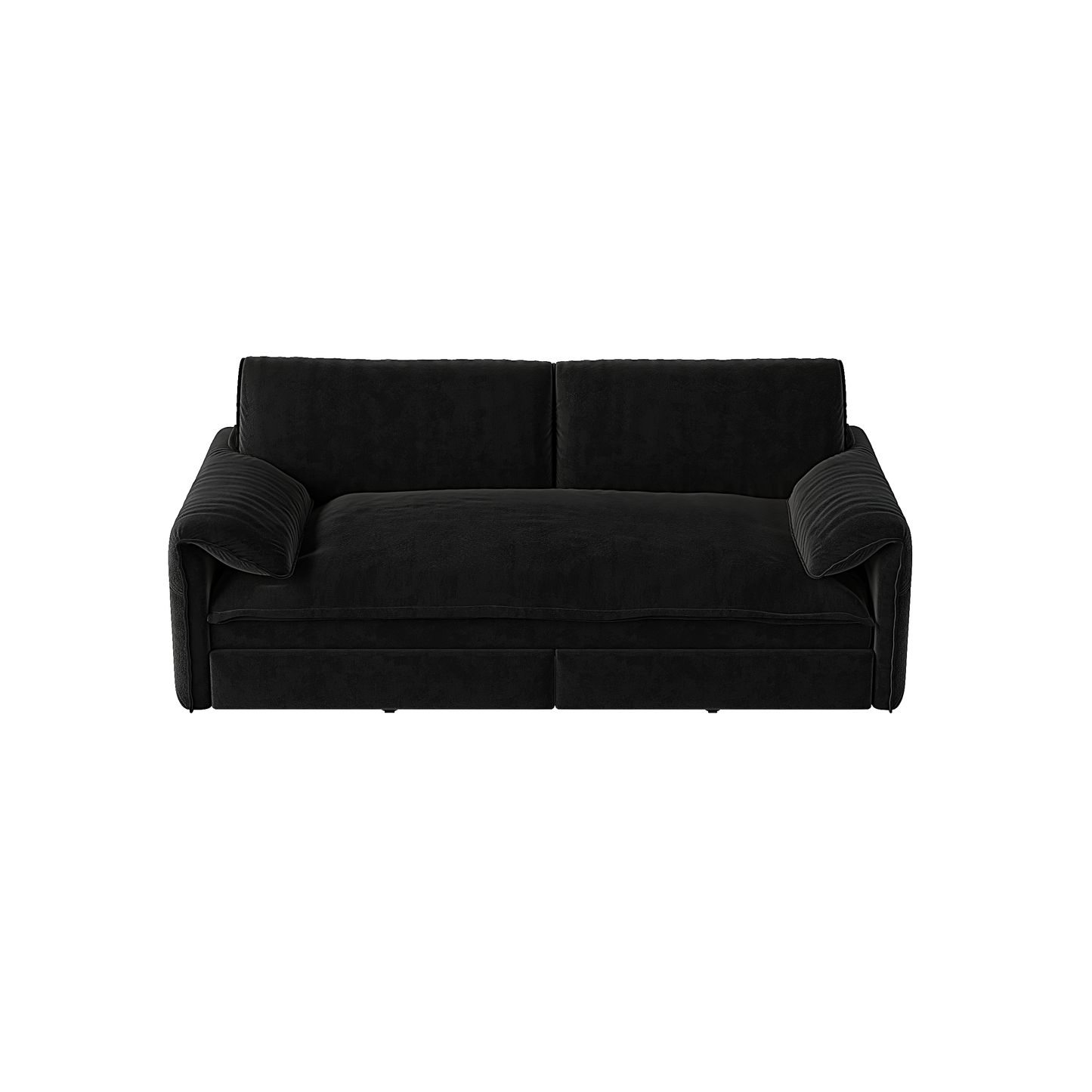NEW 66' Queen Pull Out Sofa Bed, 3-in-1 Convertible Sleeper Sofa with Side Storage,Multi-Functional Velvet Loveseat Bed for Living Room,Bedroom,Apartment,Office.(Old Sku:W1885P214784;New Sku:W1885S00222)