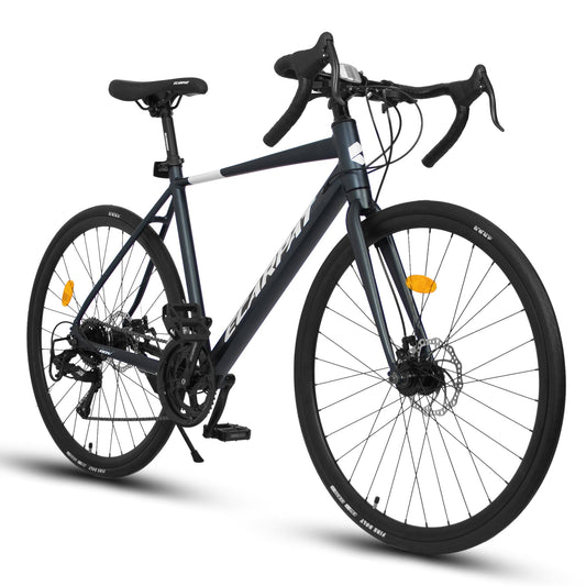 NEW A28320R 700Cx28 Road Bike, Lightweight Aluminum Frame, Disc Brakes, 16-Speed, Fast Acceleration, Suitable for Men and Women, Ideal for High-Intensity Riding
