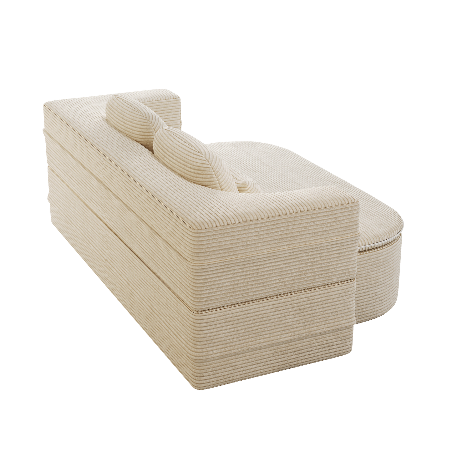 NEW 75''2-in-1 Foldable Sofa,Convertible Sleeper Foam Sofa Bed with Multi Functional Blanket, Corduroy Floor folding sofa bed,  Floor Sofa Lounge Sofa for Living Room Bedroom Lounge Studio