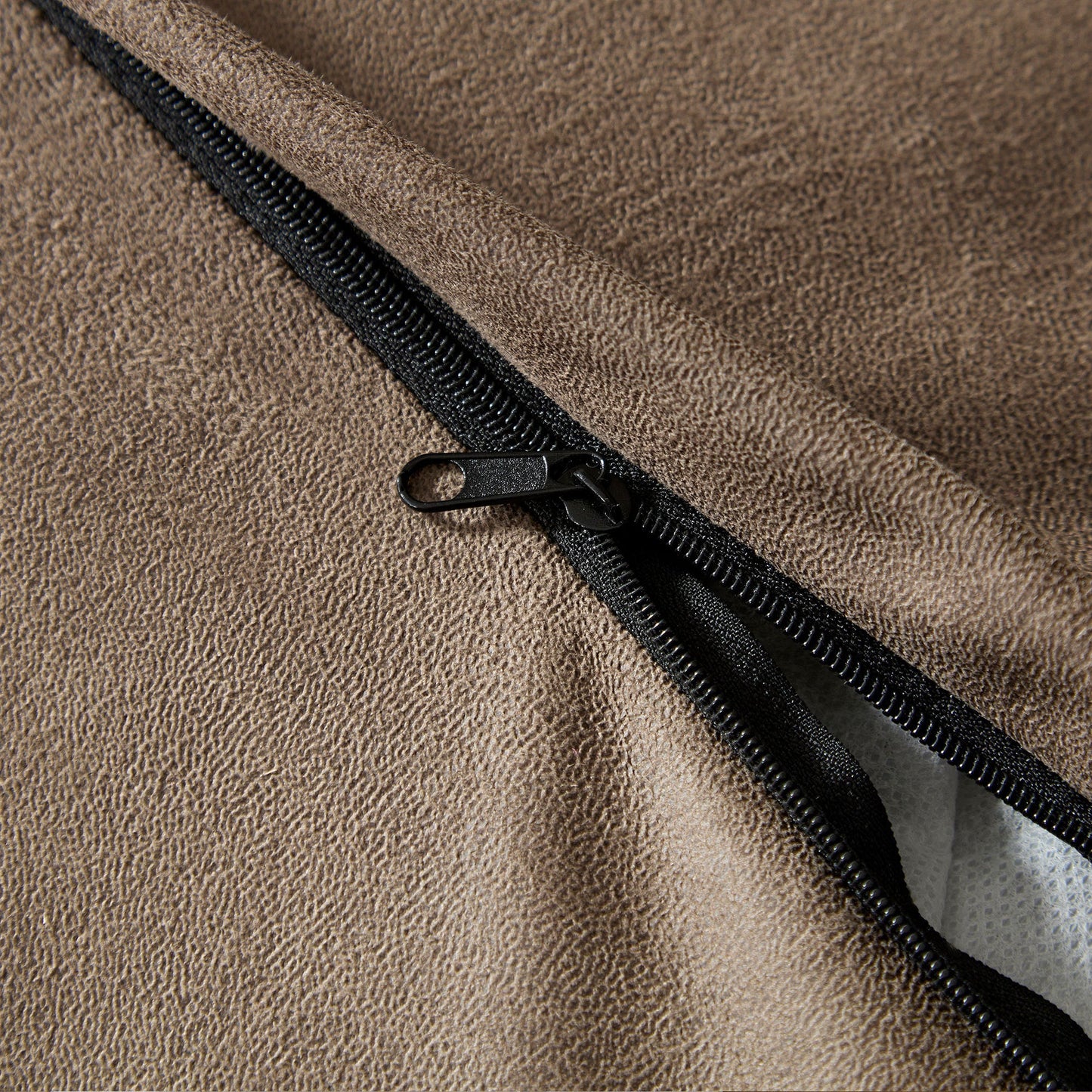 NEW 128.74 Inch Modern Brown Sectional Curved Leathaire Upholstered 5-Seat Sofa Couch