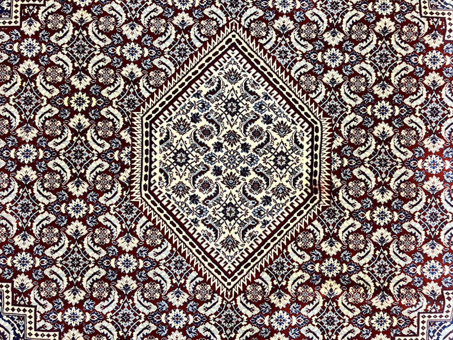 USED Karastan Rug 8x10, Kara Shah Red Bidjar, Belgium Power Loomed Rug, Wool Pile Karastan Rug, Vintage