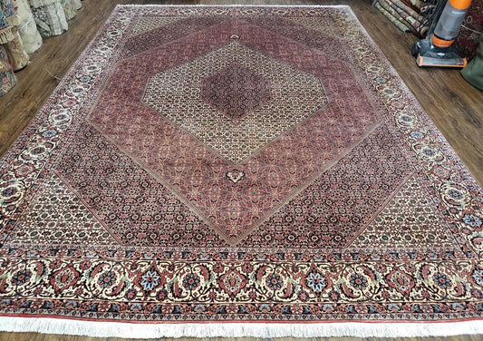 USED Persian Bijar Rug 8x11 - Herati Mahi Pattern