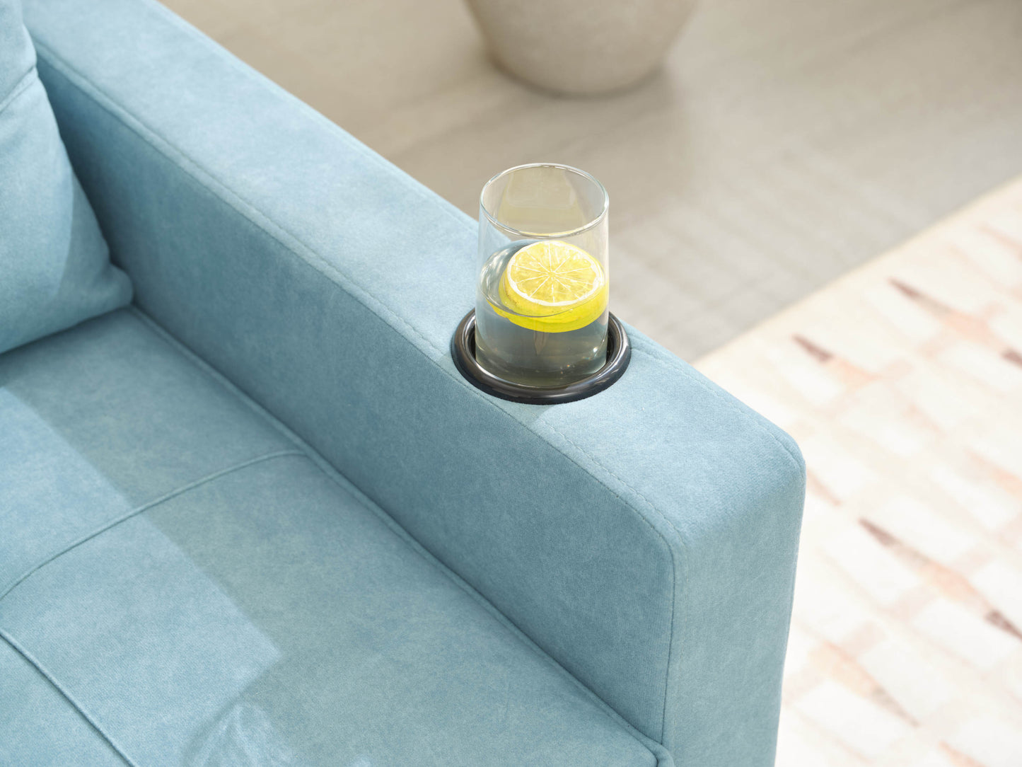 NEW Green Scratch Cloth Futon Chair Bed Convertible 3-in-1 Pull Out Sleeper Bed with USB Port