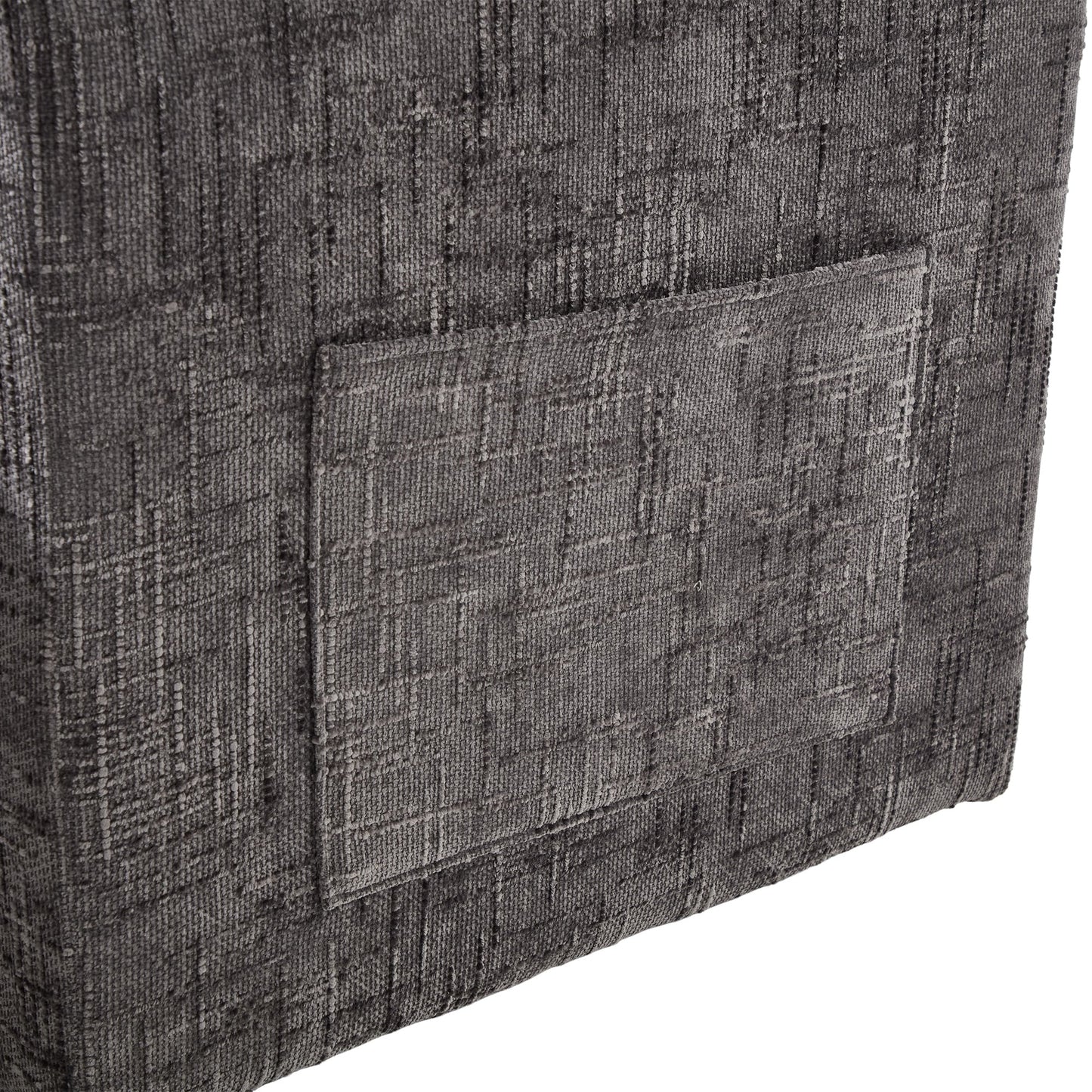 NEW Multifunctional Recliner with Storage Backrest and Cell Phone Bracket in Gray Chenille for Living Room and Bedroom