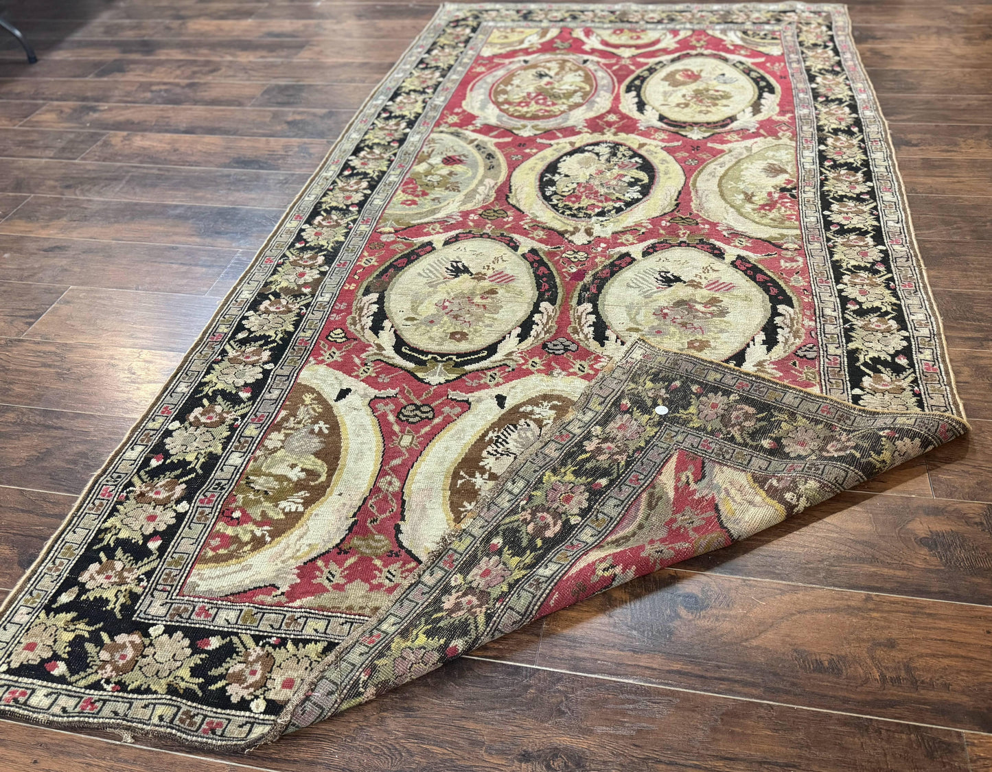 USED Antique Caucasian Karabakh Rug 5x10