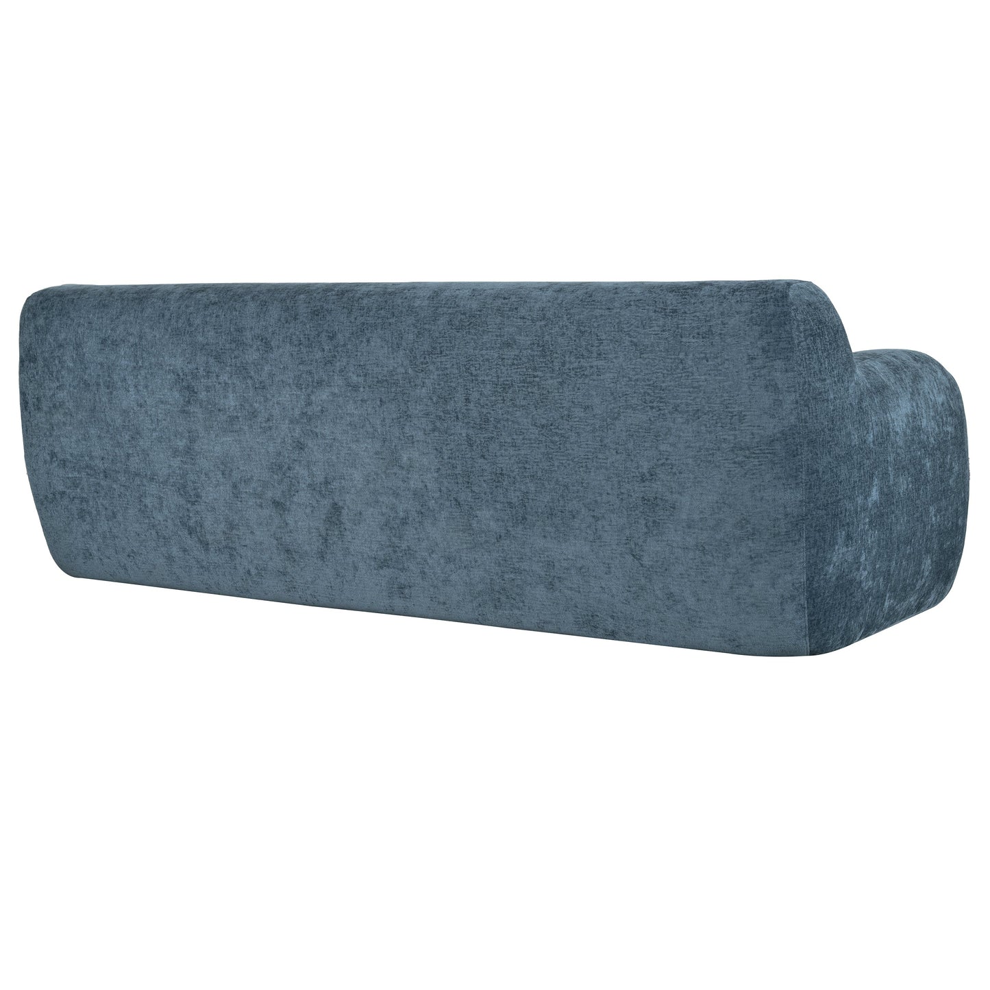 U_Style 81.5' Minimalist Compression Sofa, Curved Design, 3-Seater Casual Sofa for Living Rooms, Bedrooms, and Apartments