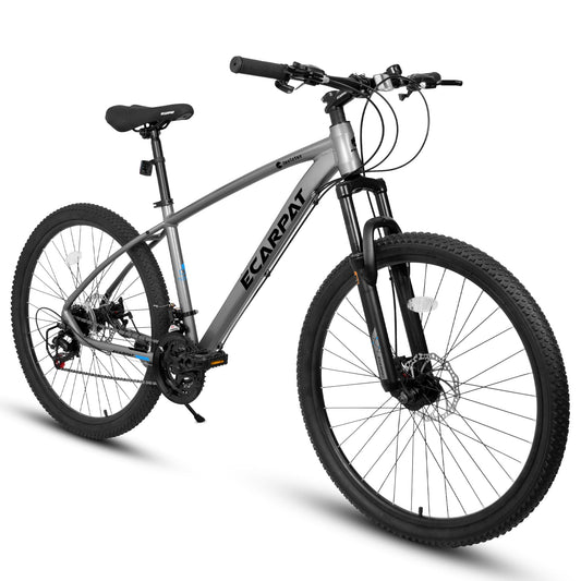 NEW A2757 27" Mountain Bike 21 Speed, Suspension Fork, Aluminum Frame Disc Brake, Mountain biking for both men and women.