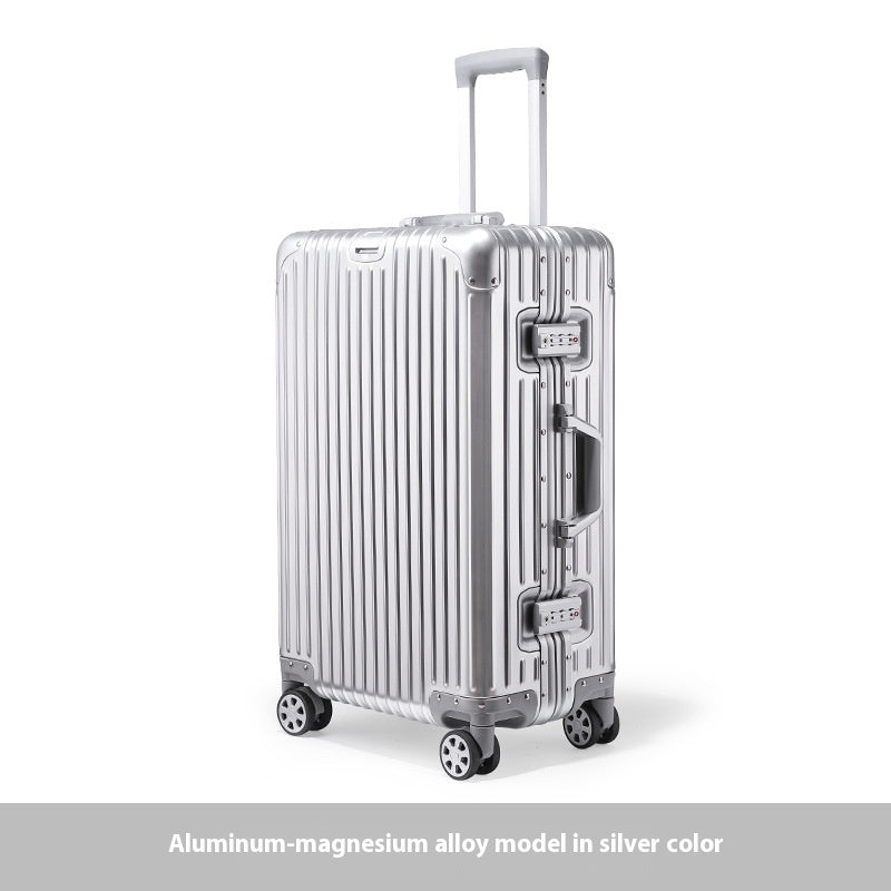 New Alloy Trolley Case Luggage Business Travel Luggage