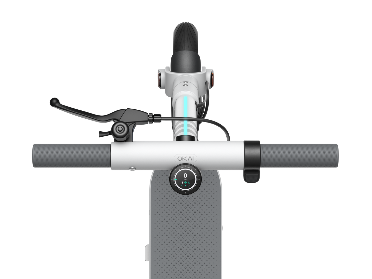 NEW Foldable Electric Scooter w/18.6 Miles Max Operating Range & 15.5 mph Max Speed - White