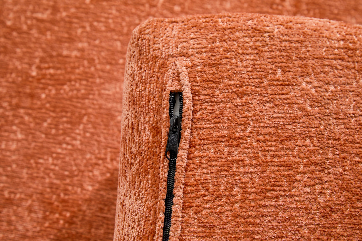 NEW Orange Chenille Fabric Comfy Futon Couch Lounge Sleeper Compression Convertible Floor Sofa Bed Couch with Pillow Back Support Armrest Bed