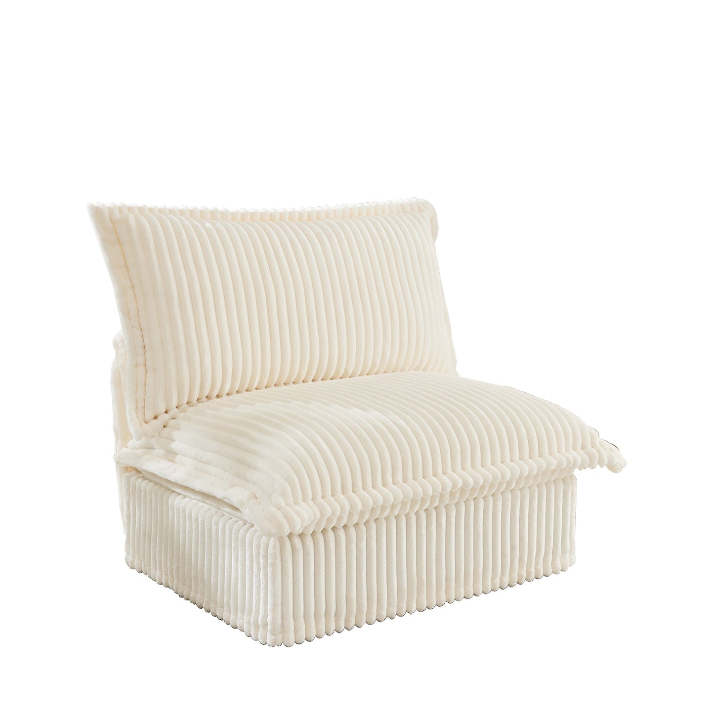 NEW Cream Koala Armless Sofa Couch
