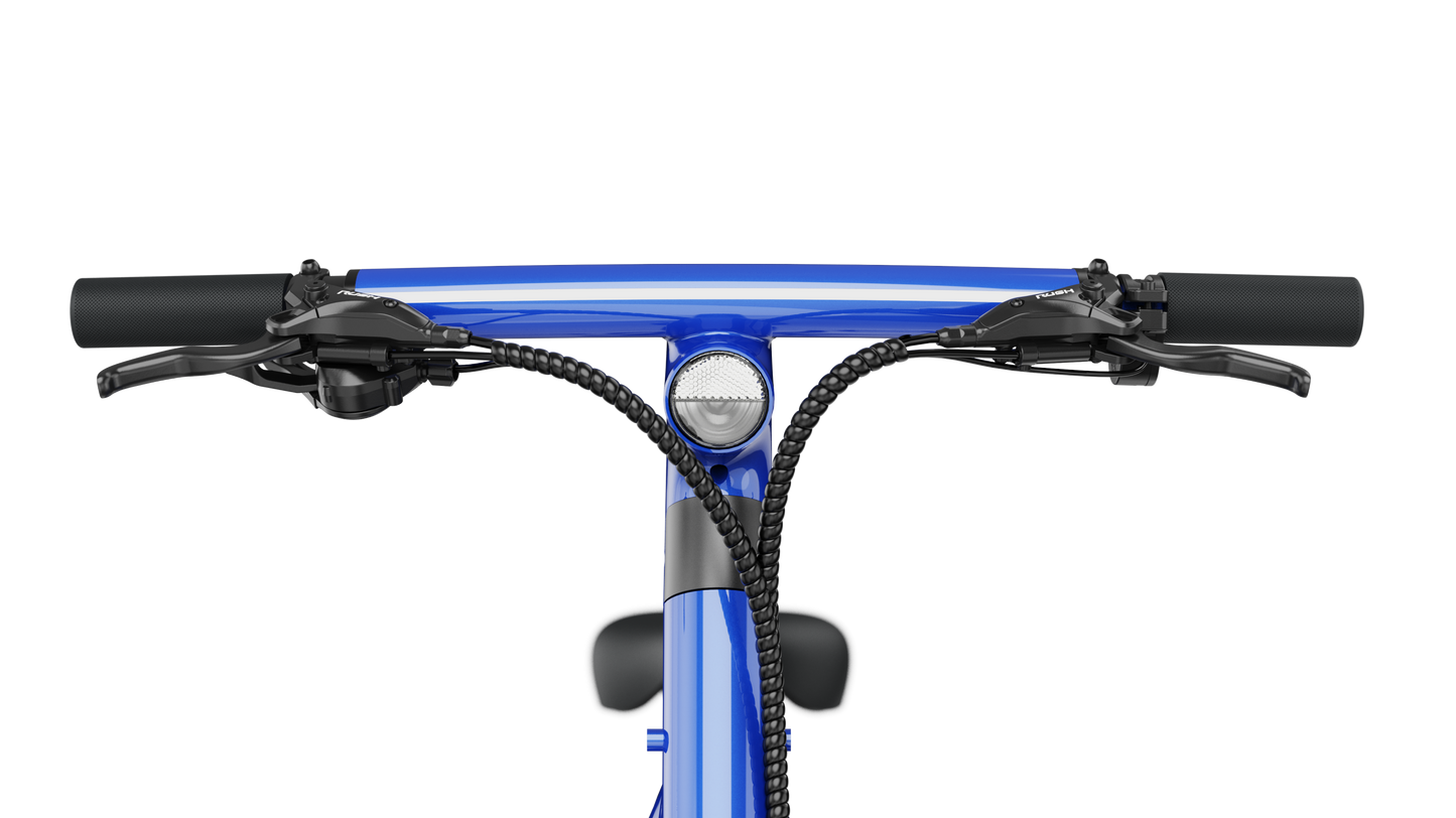 NEW Minimalist Fitness Step-through e-Bike w/ up to 62 miles Max Operating Range and 20 MPH Max Speed - Bolt Blue