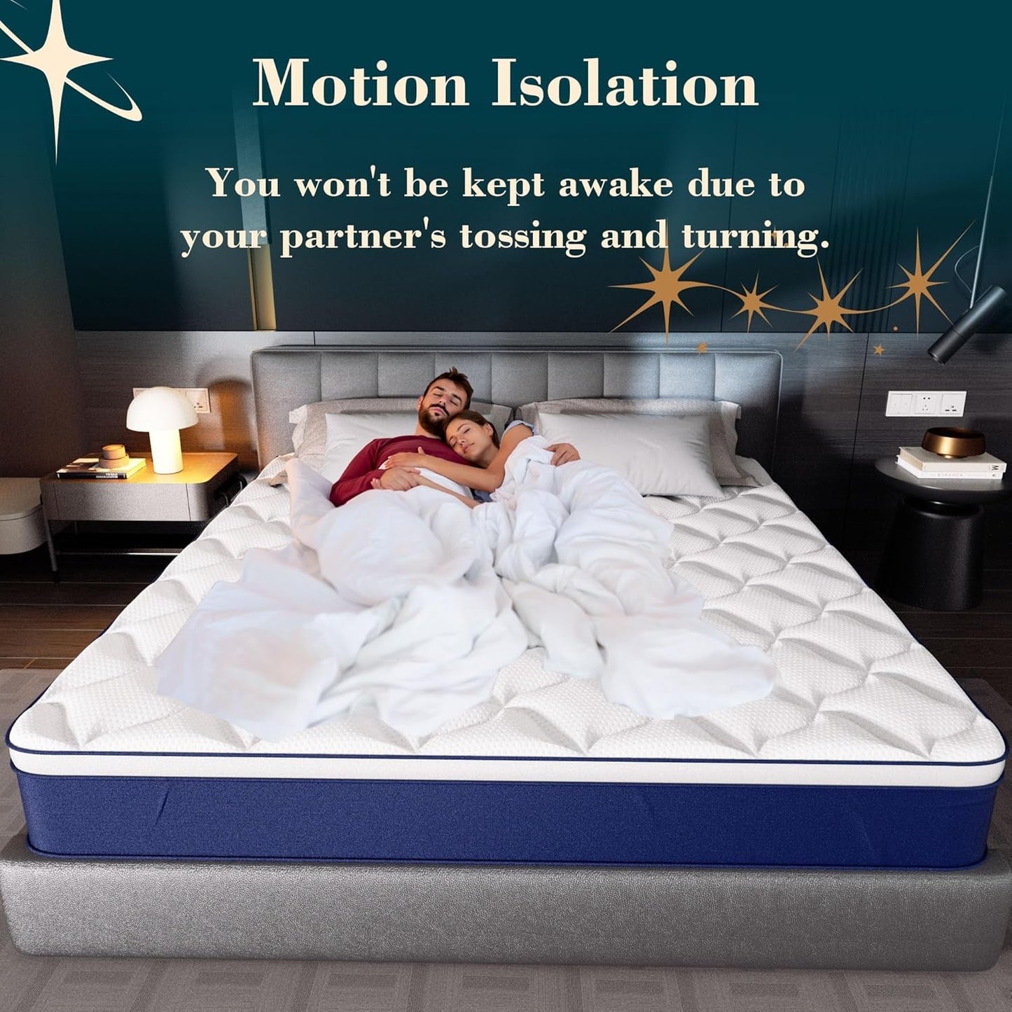 NEW Queen Hybrid Mattress Featuring Pocket Springs GelMemoryFoam