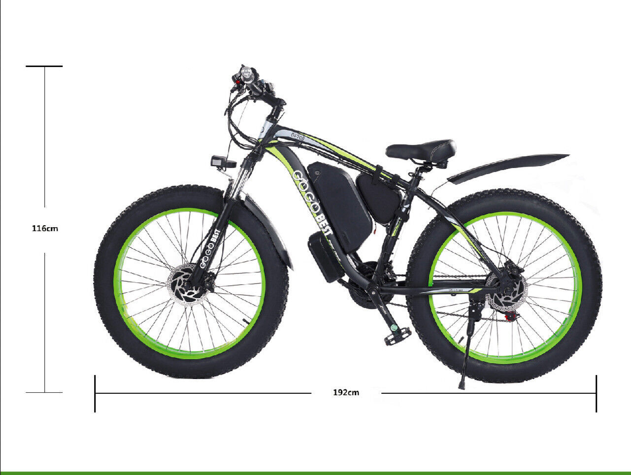 NEW GOGOBEST GF700 Electric Bicycle E-bike Dual-motor 26 Wheel Adult Bike