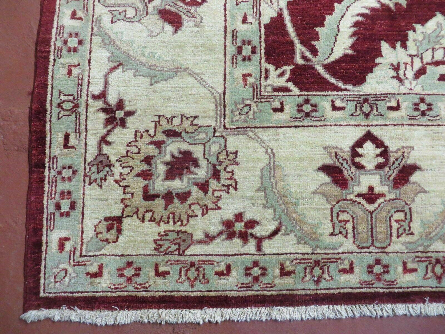 USED 8' X 10' Vintage Fine Handmade Peshawar Agra Chobi Rug