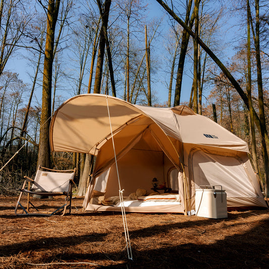NEW Outdoor Thickened Polyester Fiber Rainproof Portable Folding Automatic Camping Tent