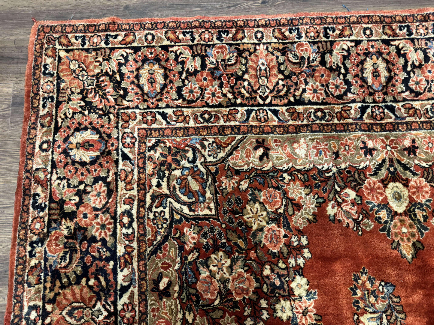 USED Antique Persian Sarouk Rug 9x12