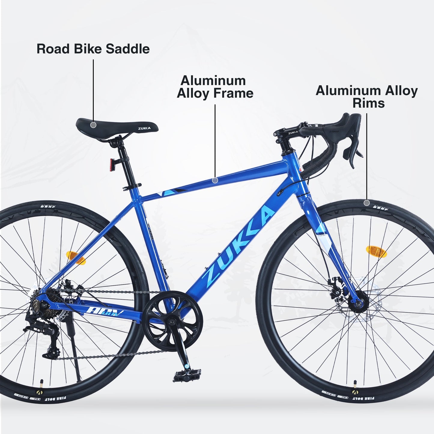 NEW 700C Road Bike ,7 Speed Road Bike, for Men Women ,Aluminum Alloy Frame