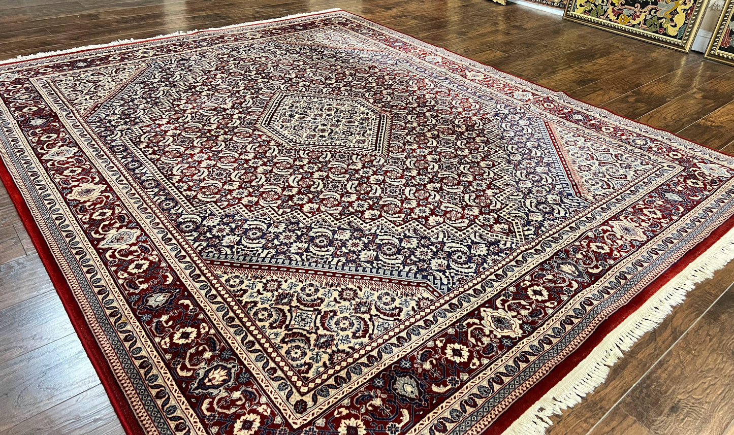 USED Karastan Rug 8x10, Kara Shah Red Bidjar, Belgium Power Loomed Rug, Wool Pile Karastan Rug, Vintage