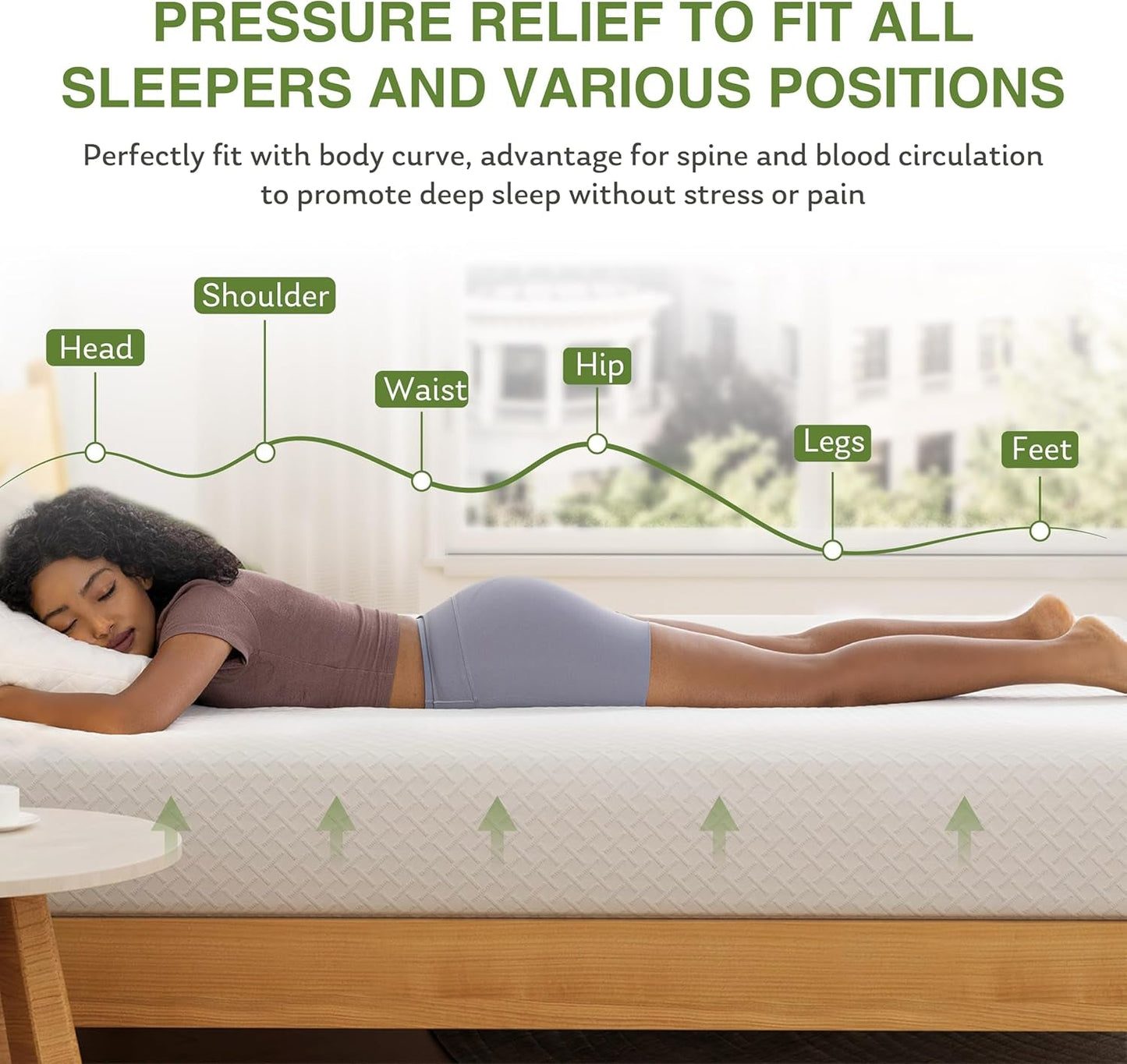 NEW King Size Premium Memory Foam Mattress TwelveInch Cooling Gel