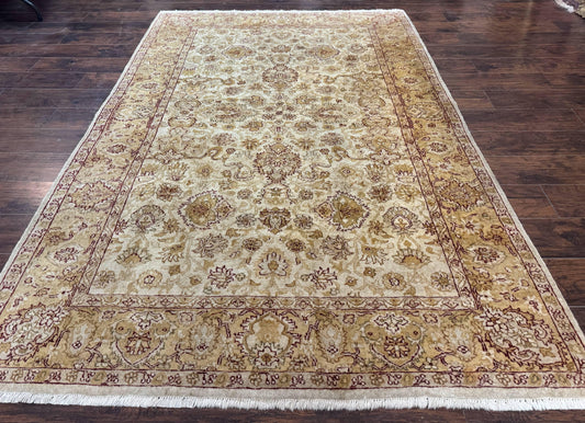 USED Turkish Oushak Rug 6x9, Vintage, Beige