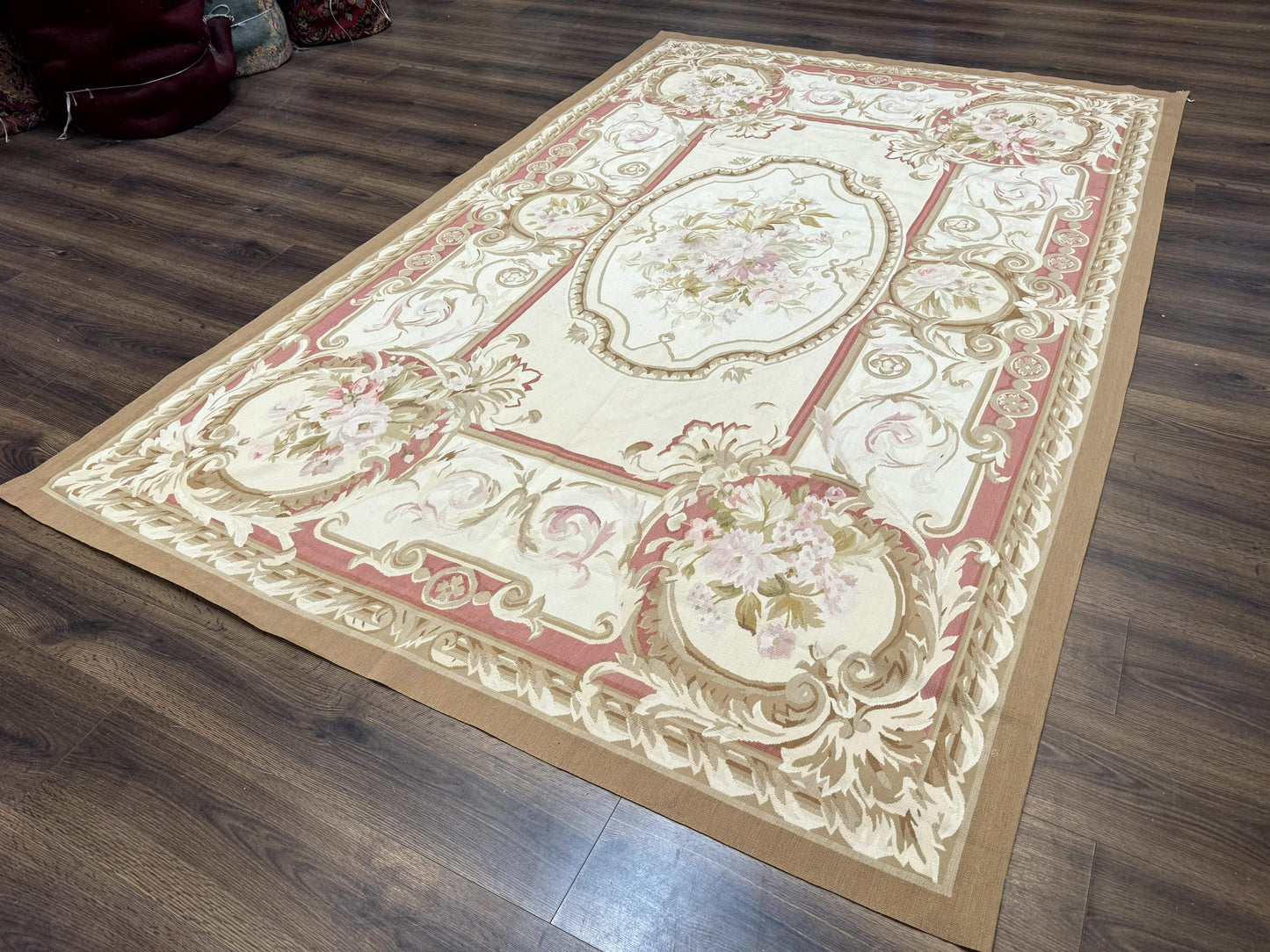USED Aubusson Rug 6x9